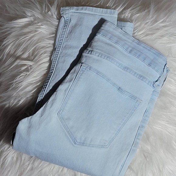 &Denim by H&M Women's Size 27 Pale Blue Jeggings - Picture 2 of 10